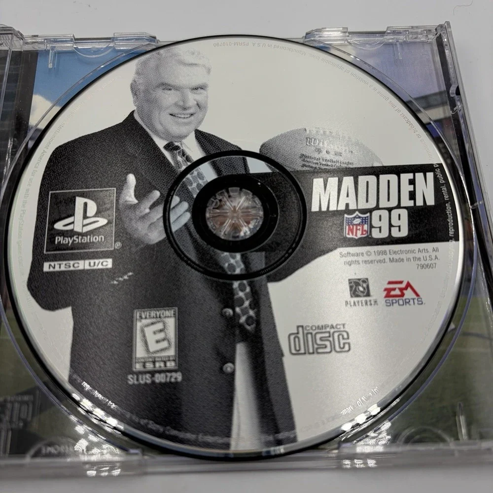 Sony‎ Playstation 1 PS1 Madden NFL 99 CIB Cleaned & Tested